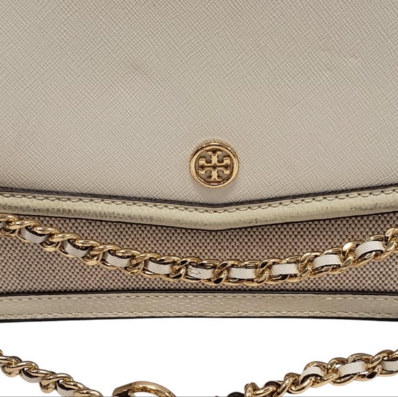 Tory Burch Robinson Color-Block Double-Strap Convertible Bag - Picture 9 of 16